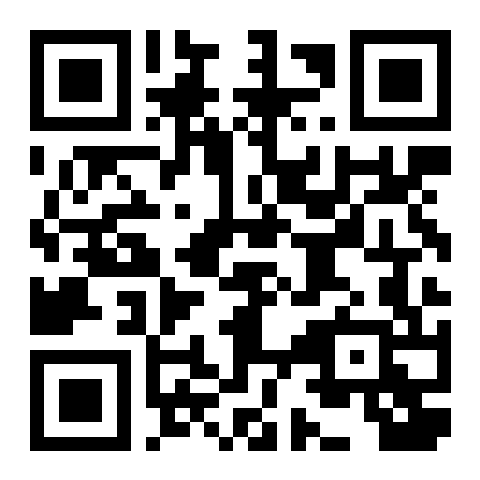 QR code of the Bitcoin tip address